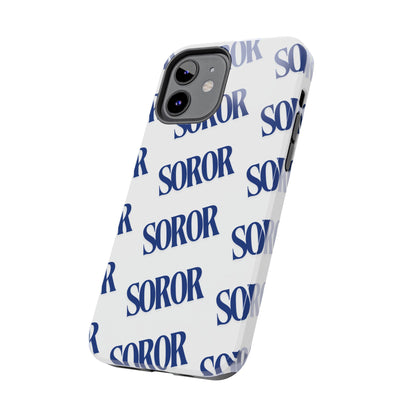 Phone Case - Soror White & Royal Blue