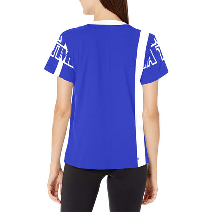 Finer Mind Greek Grind Women's All Over Print Crew Neck T-Shirt
