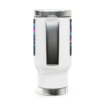 Carnival Freedom 2025 Stainless Steel Travel Mug with Handle, 14oz