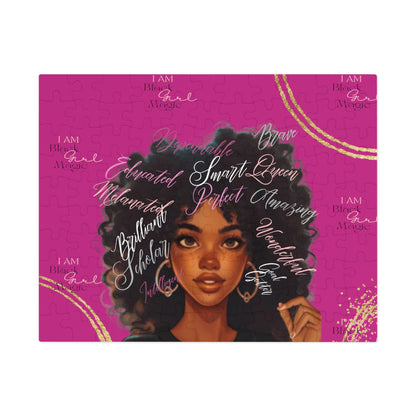 Black Girl Magic Affirmation Jigsaw Puzzle (30 & 110Piece)