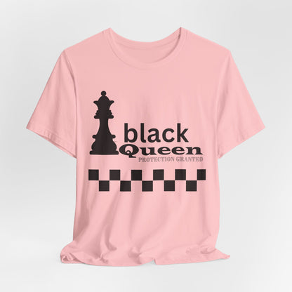 Black Queen Chess Tee - Unisex Jersey Short Sleeve