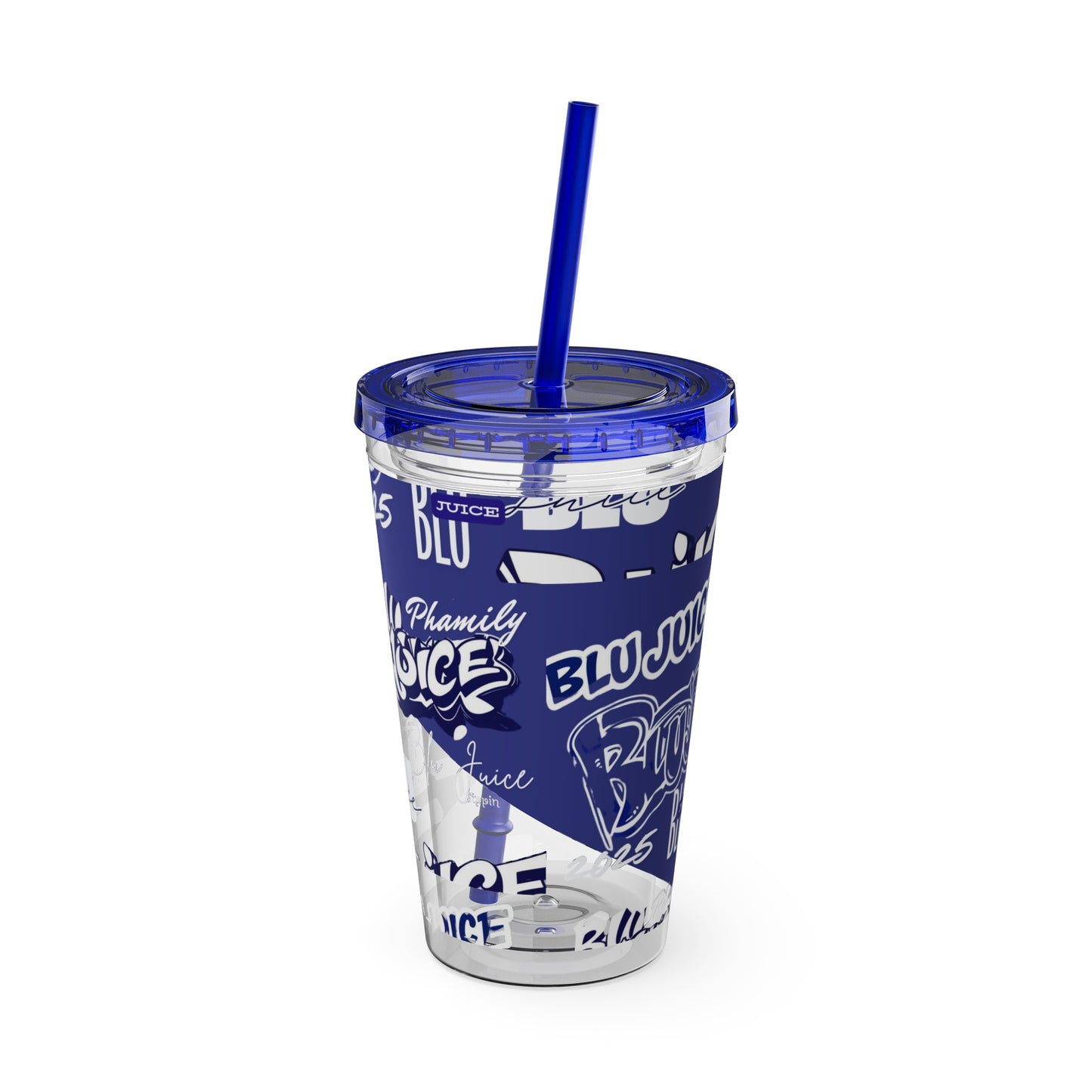 Tumbler - Blu Juice Urban Graffiti Design, Cruise Essentials