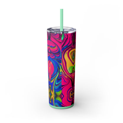 Can you Read My Mind Skinny Tumbler with Straw, 20oz