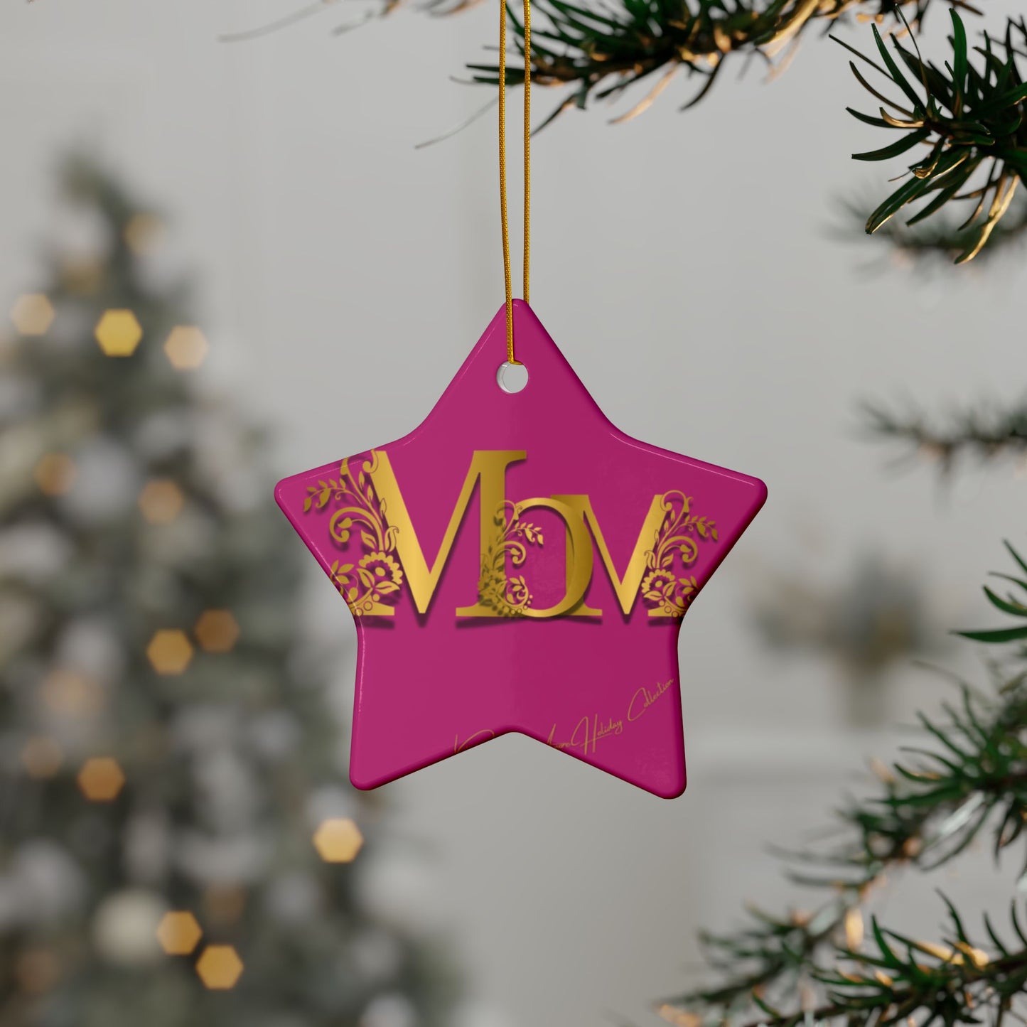 Mom Ceramic Ornaments, 2-Side Print, (1pc, 3pcs, 5pcs, 10pcs)