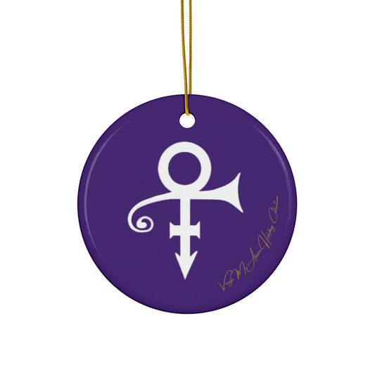 Artist formely known as Prince Ceramic Ornaments, 2-Side Print, (1pc, 3pcs, 5pcs, 10pcs)
