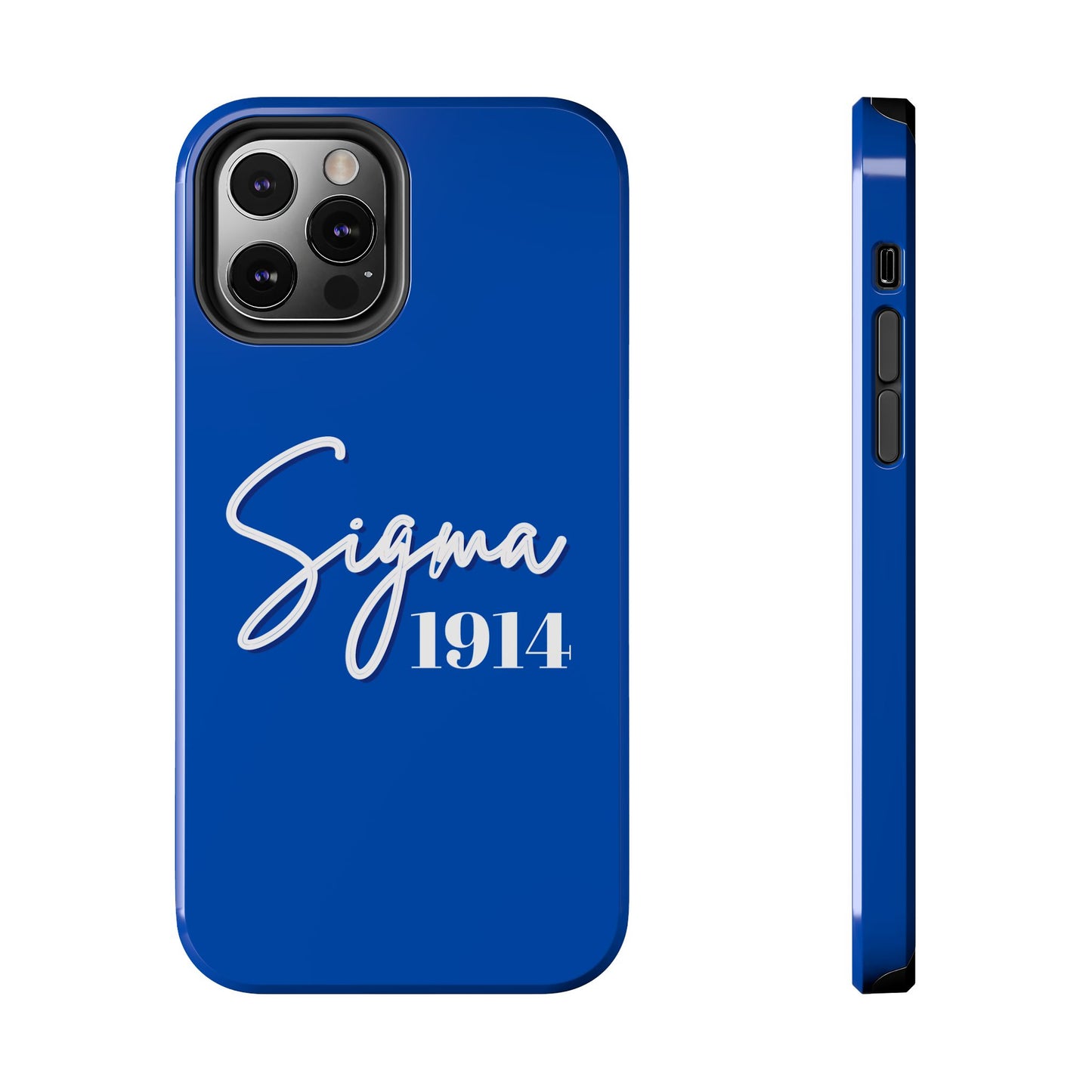 Phone Case -Sigma 1914 Fraternity White & Royal Blue