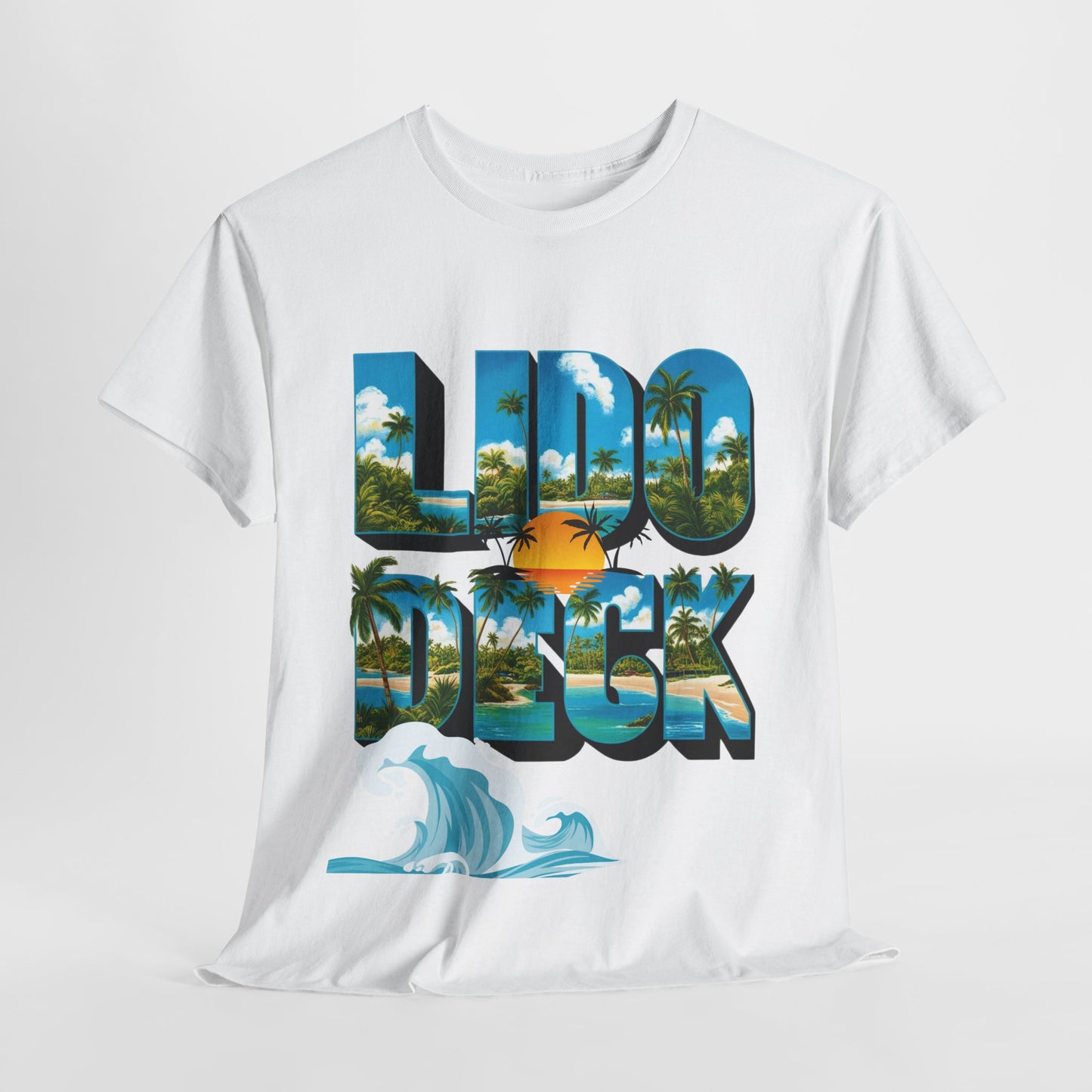 Tropical Beach LIDO DECK Tee