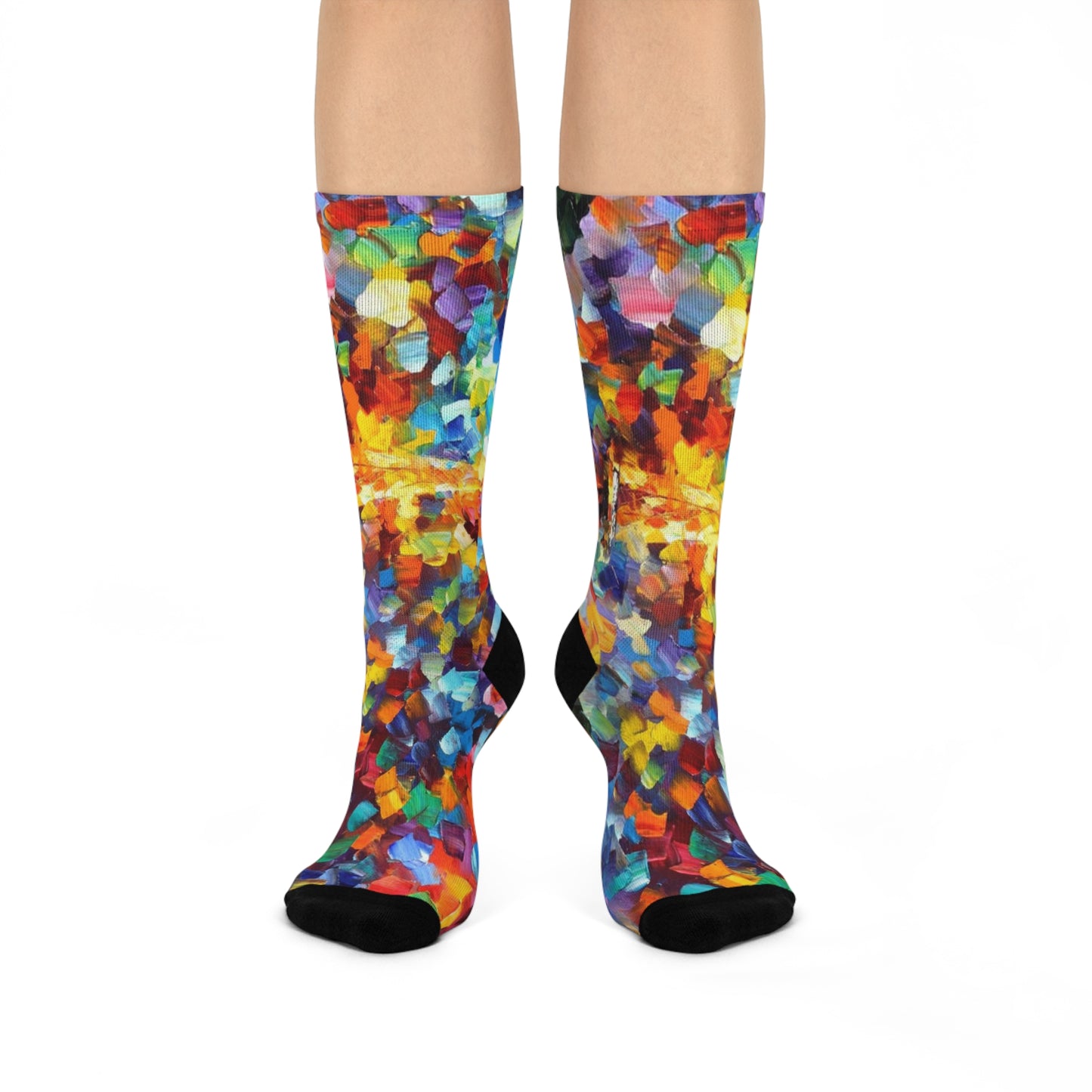 Creative Souls Cushioned Crew Socks-VMA Specialties Boutique