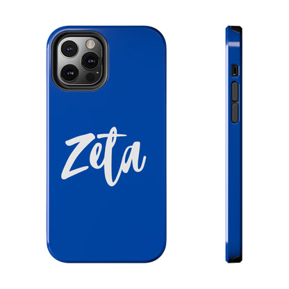 Phone Case - Zeta 1920 Sorority White & Royal Blue