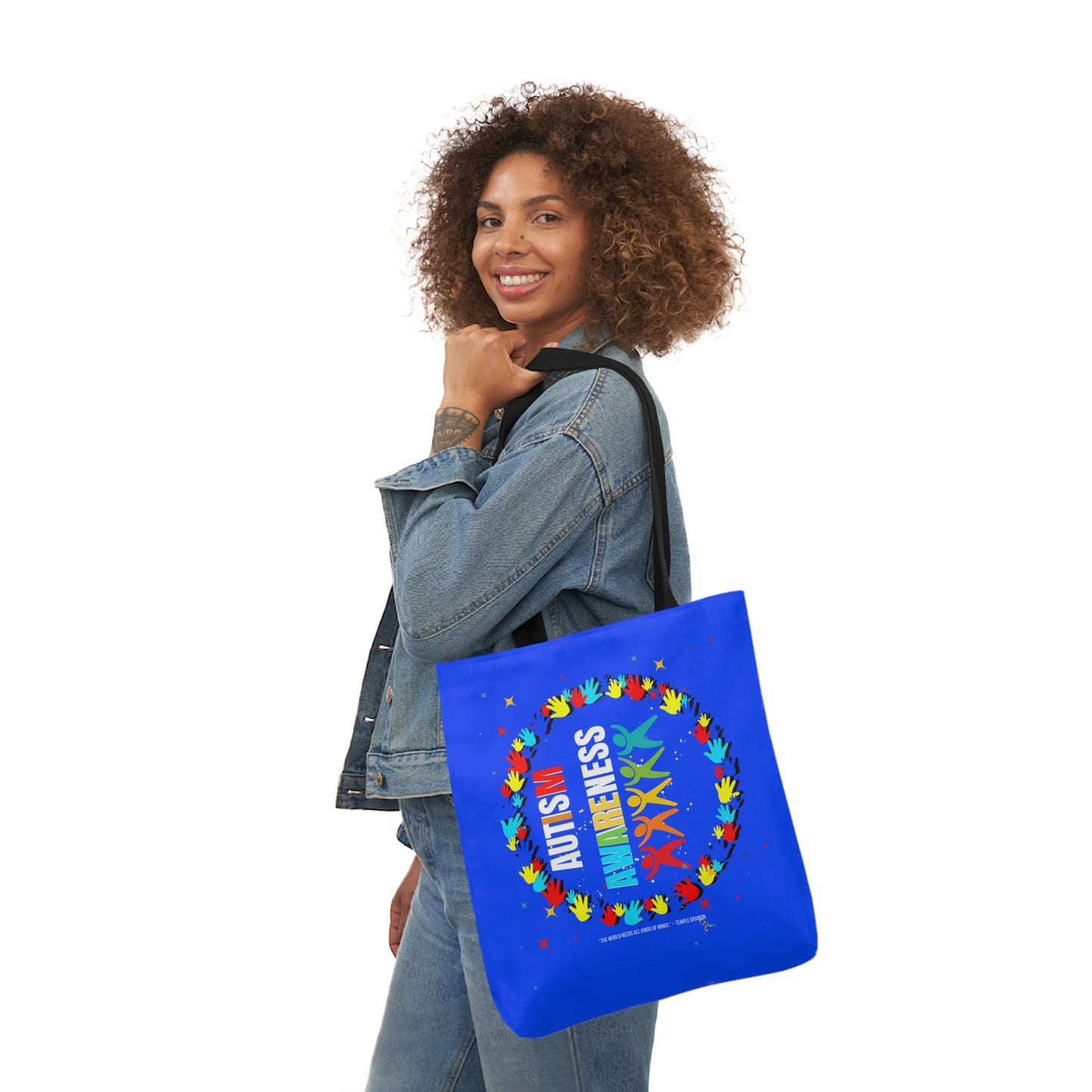 Autism Awareness Canvas Tote Bag,