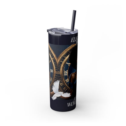 Elegance & Power.. A Finer Woman Hour Skinny Tumbler with Straw, 20oz