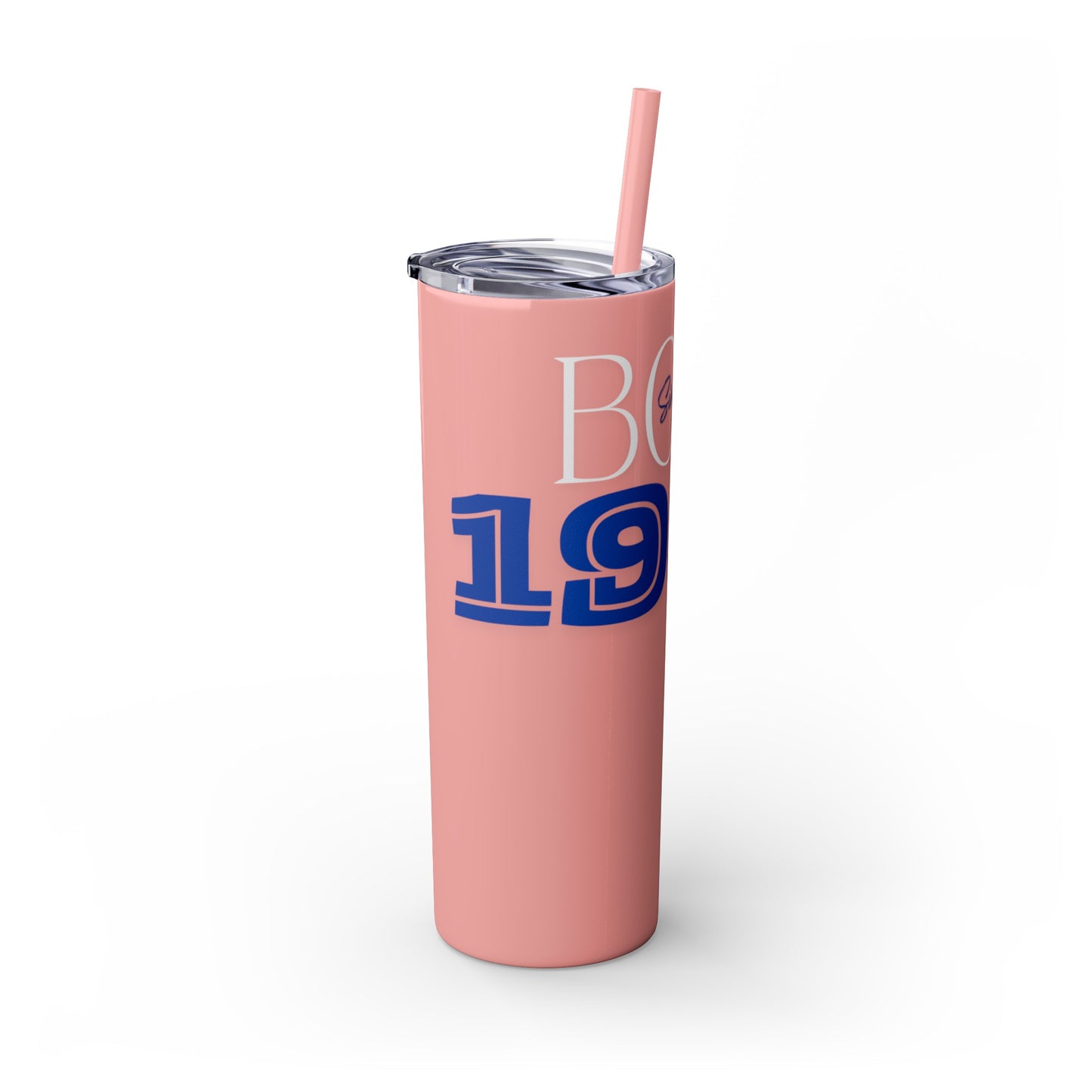 Customizable 1983 Born Skinny Tumbler with Straw, 20oz