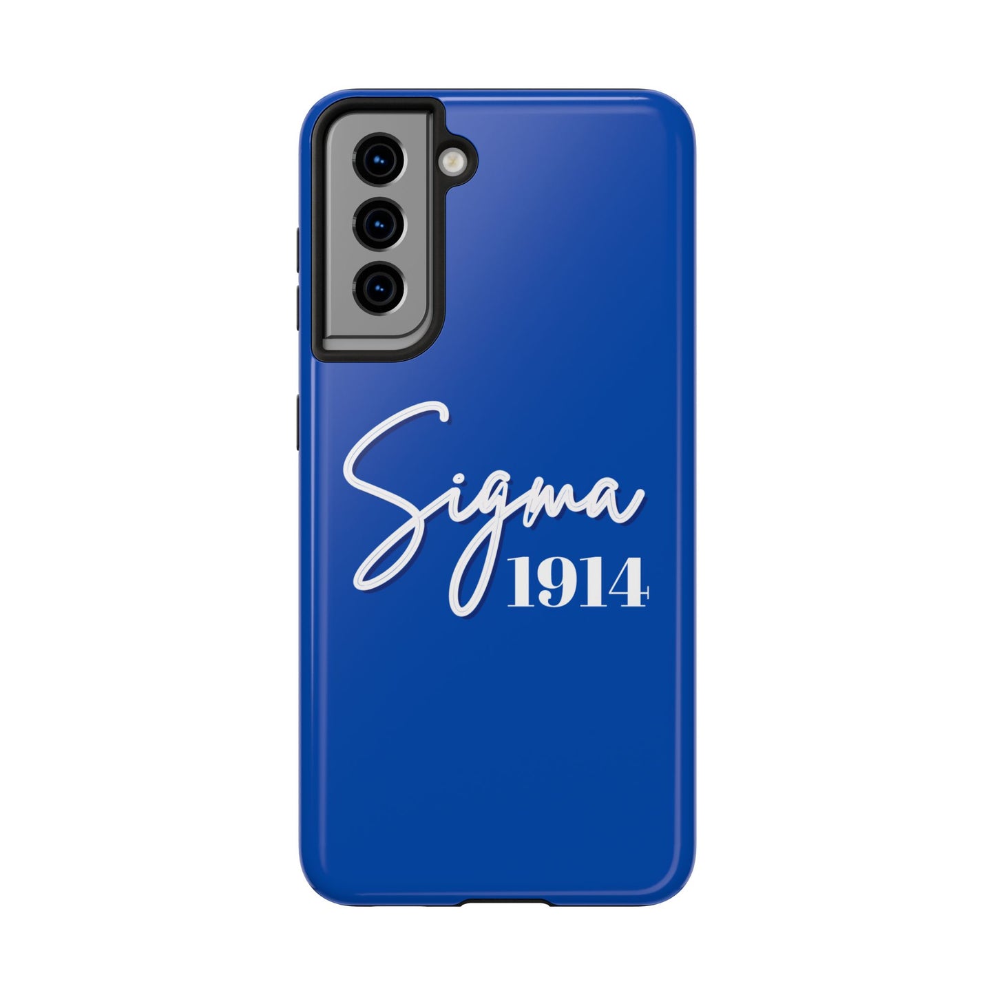 Phone Case -Sigma 1914 Fraternity White & Royal Blue