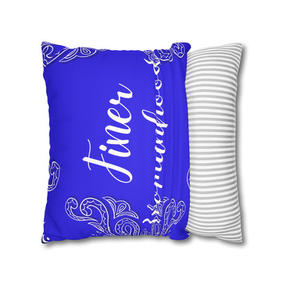 FinerWomanhood 1920 Faux Suede Square Pillowcase