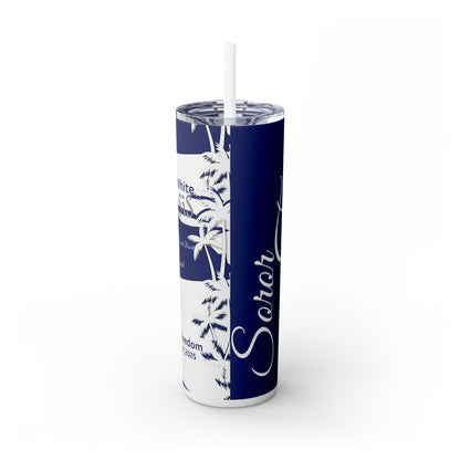 Tumbler - Soror Tan Blue Oasis