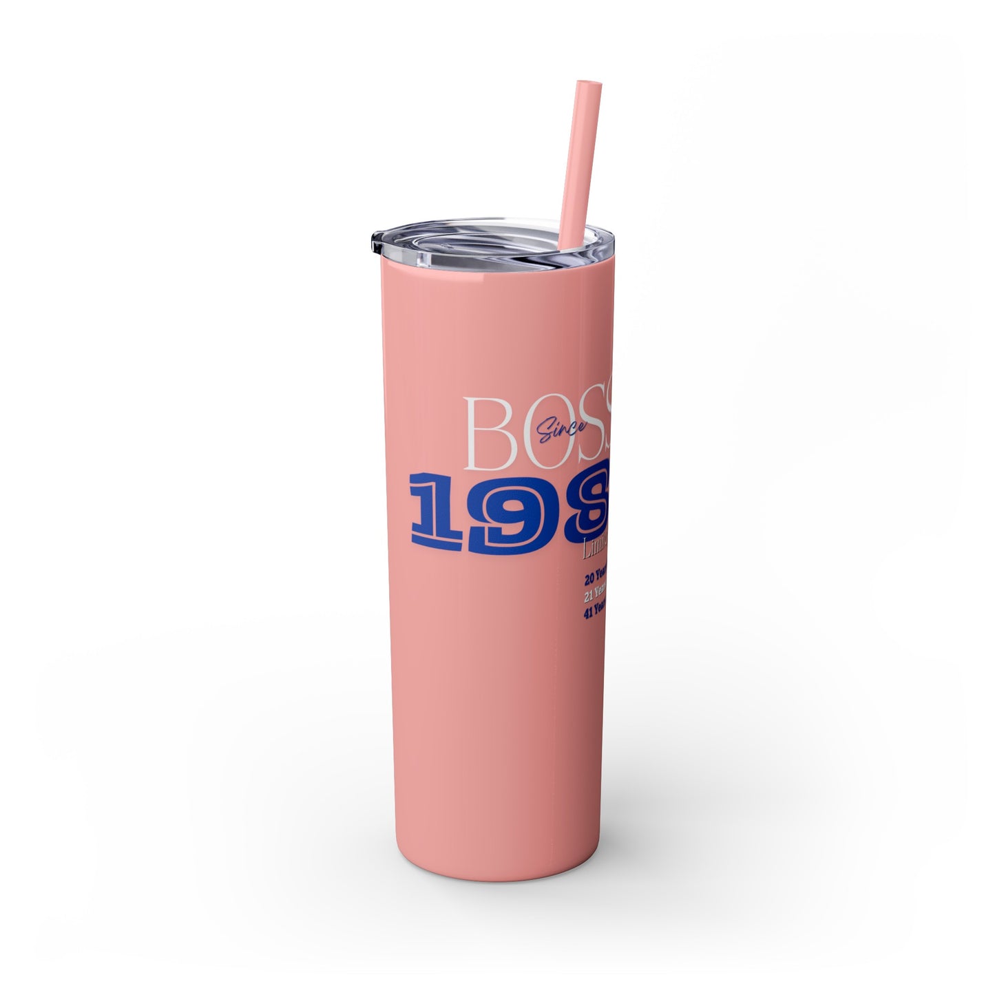 1983 Born Skinny Tumbler with Straw, 20oz