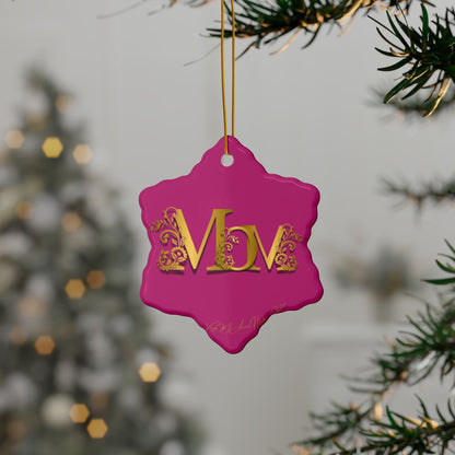 Mom Ceramic Ornaments, 2-Side Print, (1pc, 3pcs, 5pcs, 10pcs)
