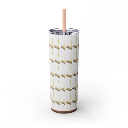 "Will you be my Bridesmaid?" Skinny Tumbler with Straw, 20oz
