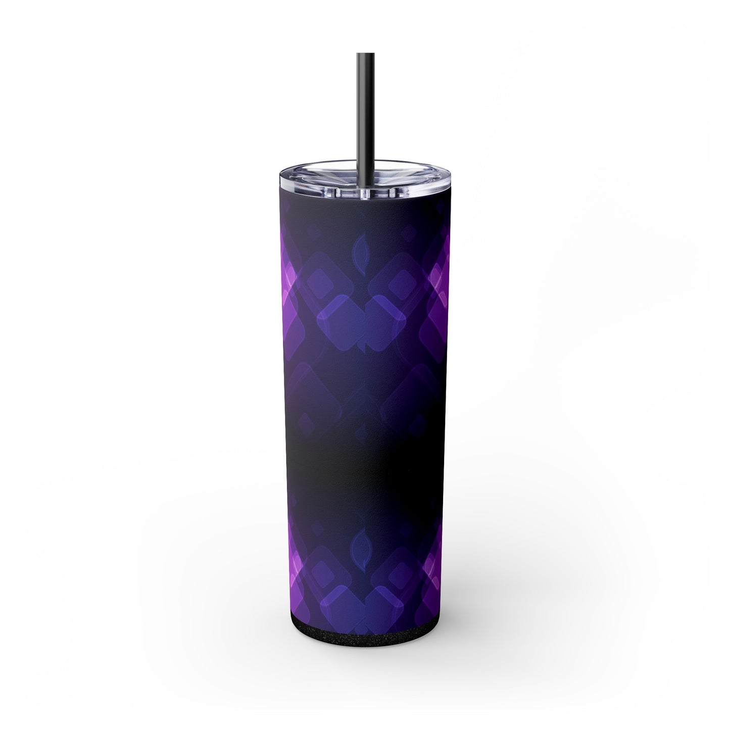 Purple Haze Skinny Tumbler with Straw, 20oz