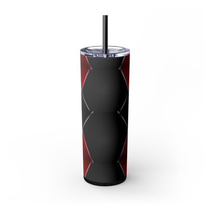DANGER Skinny Tumbler with Straw, 20oz