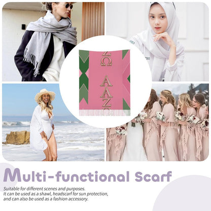 Ivy Stripe Tassel Scarf