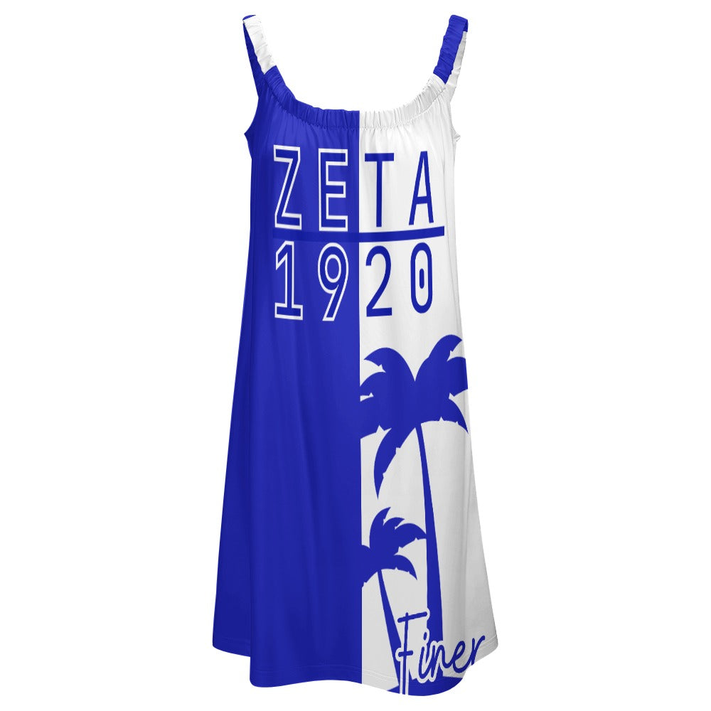 Zeta-Inspired Sleeveless Stretch Dress
