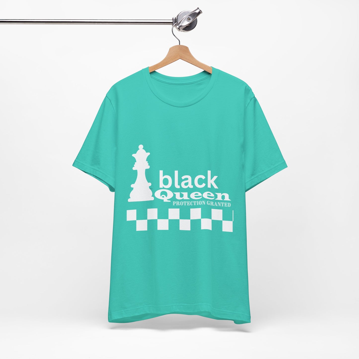 Black Queen Chess Tee - Unisex Jersey Short Sleeve