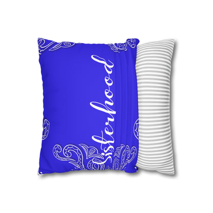 Sister Hood 1920 Faux Suede Square Pillowcase