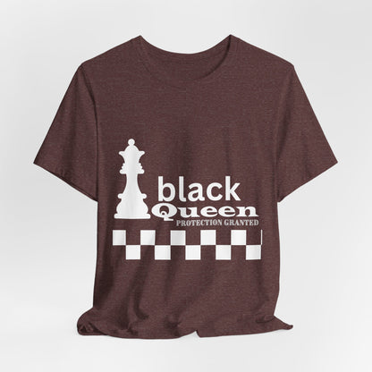 Black Queen Chess Tee - Unisex Jersey Short Sleeve