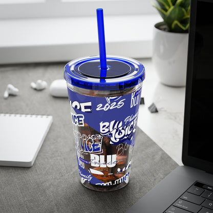 Tumbler - Blu Juice Urban Graffiti Design, Cruise Essentials