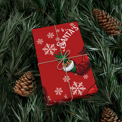 Gift Wrap-African American Inspired Santa Swag