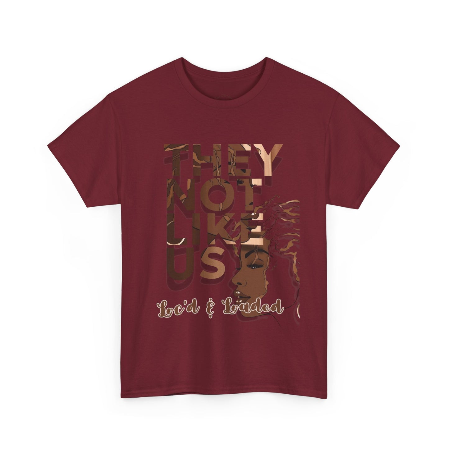 They Not Like Us Loc'd Unisex Heavy Cotton Tee - Melanated Commemorative T-Shirt