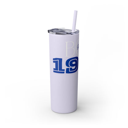 Customizable 1983 Born Skinny Tumbler with Straw, 20oz