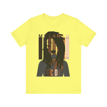 Melanin Loc'd Jersey Short Sleeve Tee