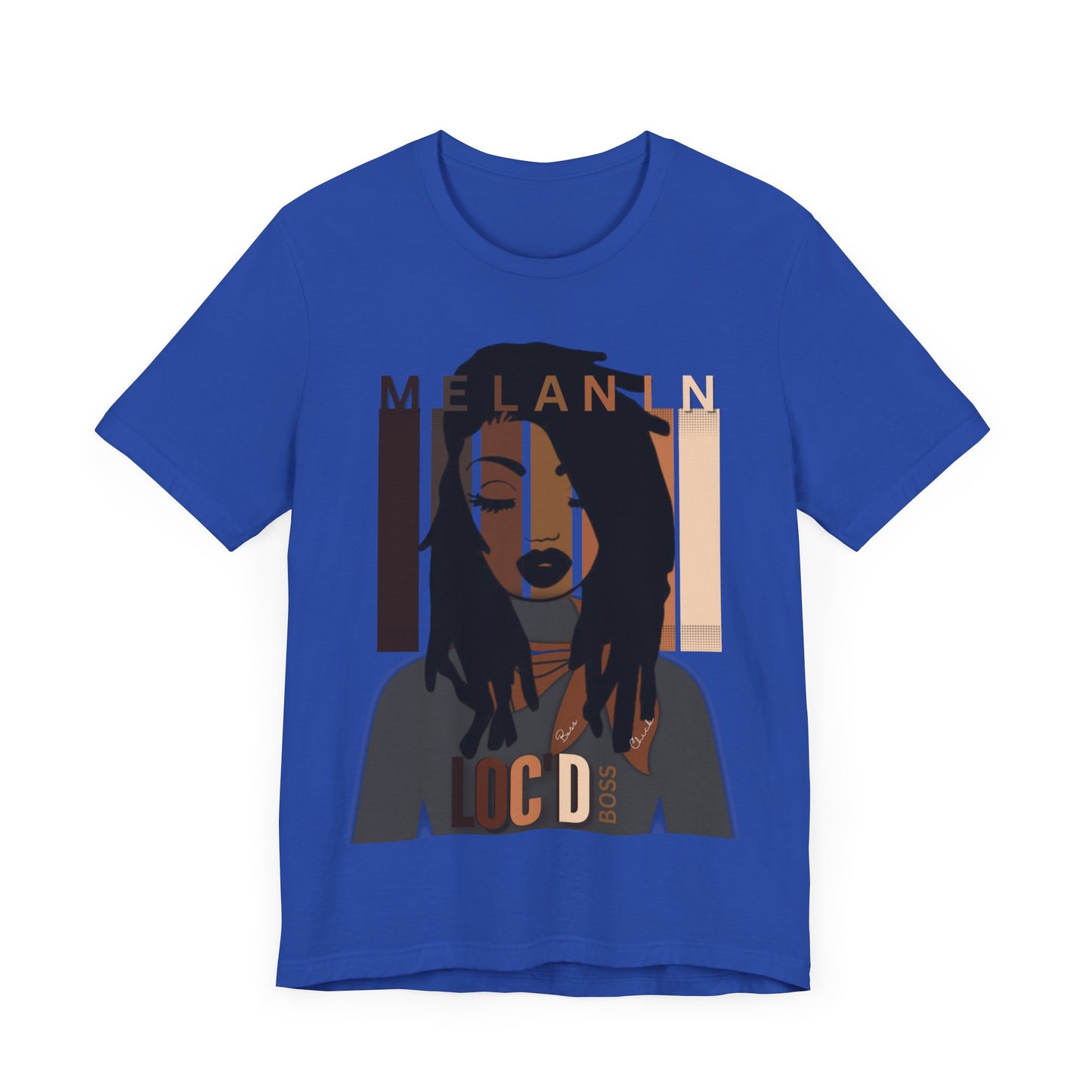 Melanin Loc'd Jersey Short Sleeve Tee