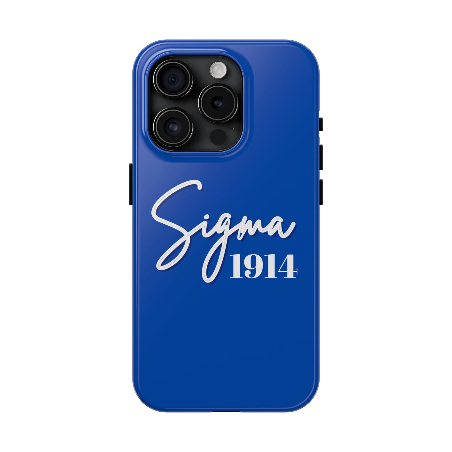 Phone Case -Sigma 1914 Fraternity White & Royal Blue