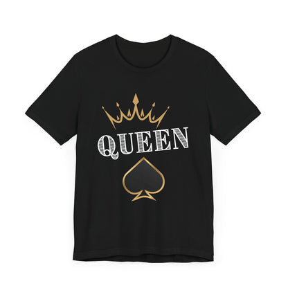 Queen Spades Tee - Unisex Jersey Short Sleeve