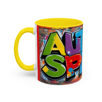 Coffee Mug - Autism Speak Graffiti Style Design