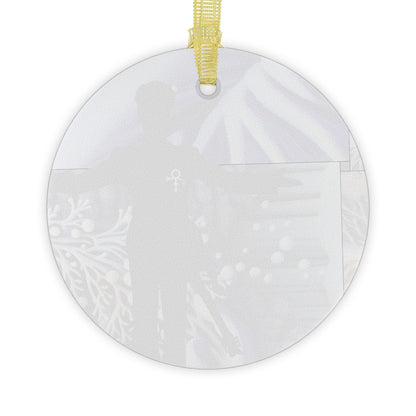 Glass Ornaments, Artist formerly know as prince, purple, Christmas Decoration, Holiday Ornament, Music Lover Gift, Unique