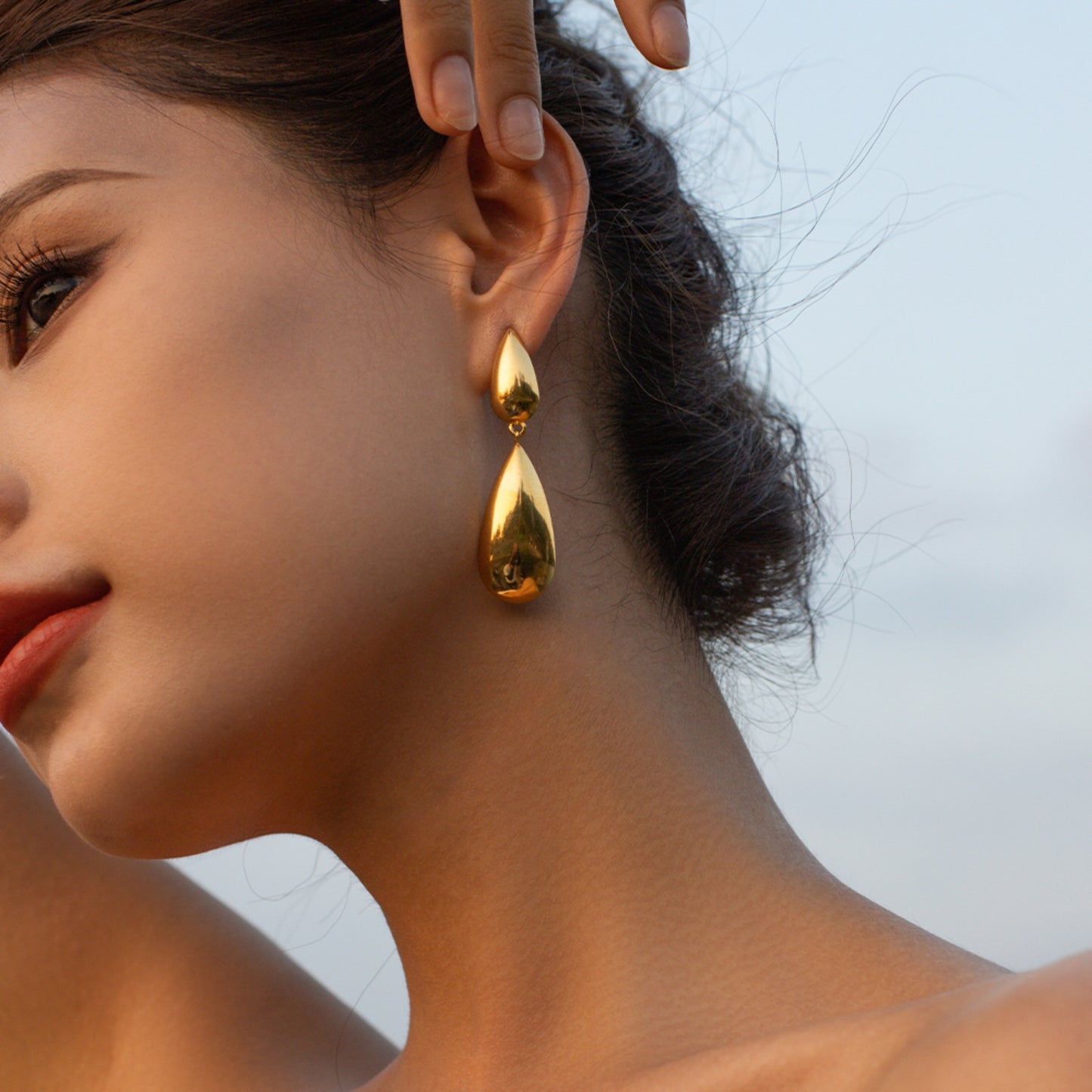 Stainless Steel Dangle Earrings-VMA Specialties Boutique