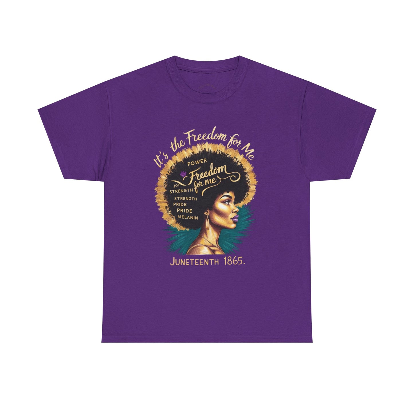 Graphic Tee - Juneteenth 1865 Freedom for Me Design