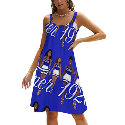 Zeta-Inspired Sleeveless Stretch Dress