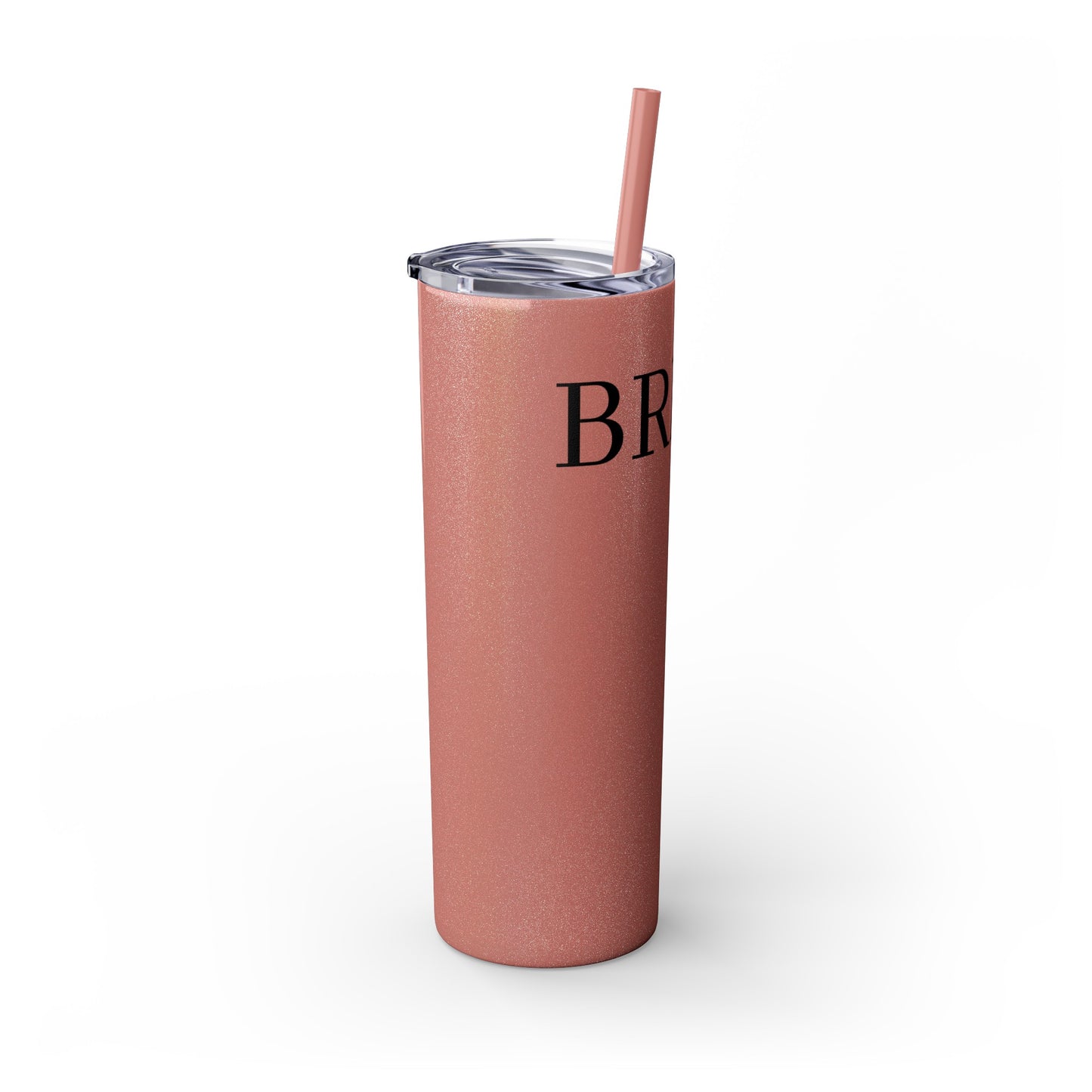 Bride Crew Skinny Tumbler with Straw, 20oz