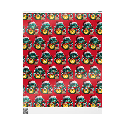Wrapping Papers, Festive Wizzle Claus Holiday Gift Wrap, Christmas Wrapping Sheets, Winter Magical Gift Wrap, Holiday Cheer