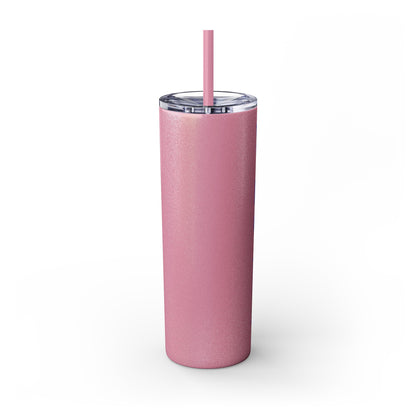 Boss Chick Skinny Tumbler with Straw, 20oz
