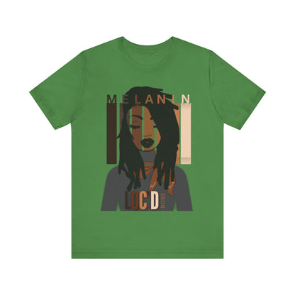Melanin Loc'd Jersey Short Sleeve Tee
