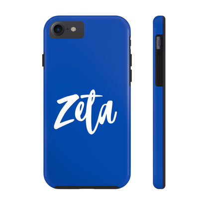 Phone Case - Zeta 1920 Sorority White & Royal Blue