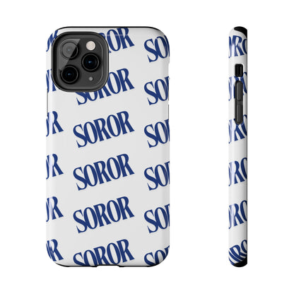 Phone Case - Soror White & Royal Blue