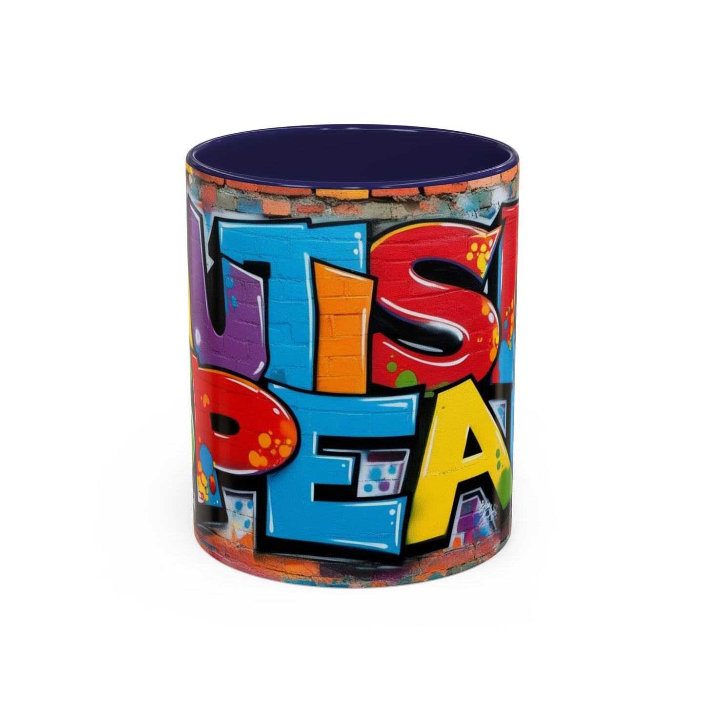 Coffee Mug - Autism Speak Graffiti Style Design