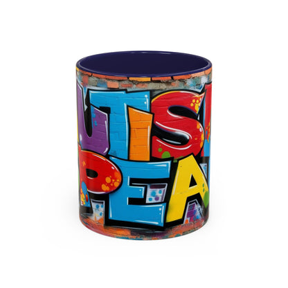 Coffee Mug - Autism Speak Graffiti Style Design